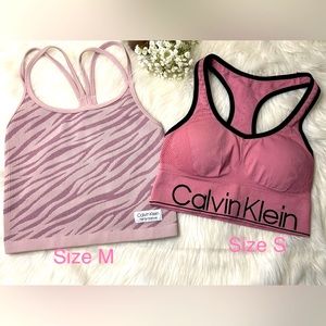 Bundle of 2 Bras Calvin Klein Performance Sports Bra/Crop Top